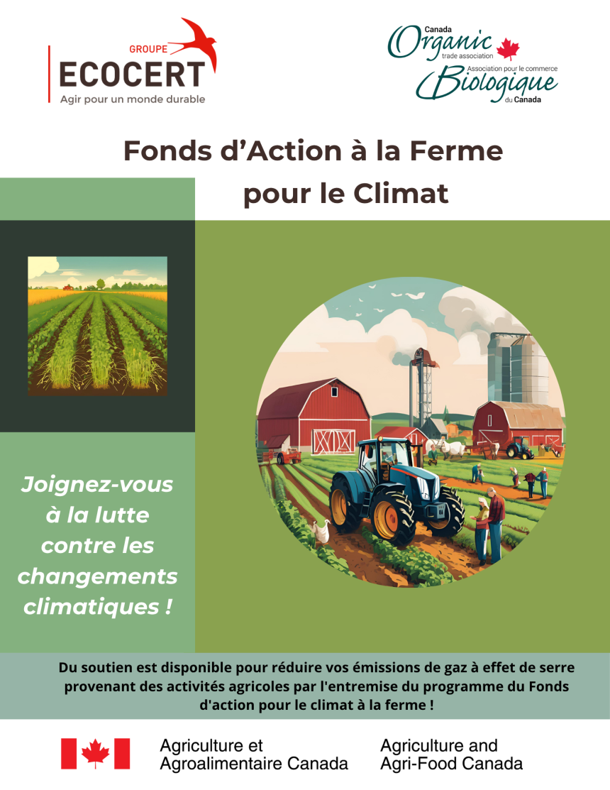 Ecocert - Fonds d&#039;Action à la Ferme pour le Climat - Édition 2025-2026