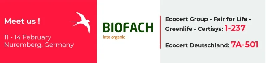 Ecocert takes part in BIOFACH 2025!