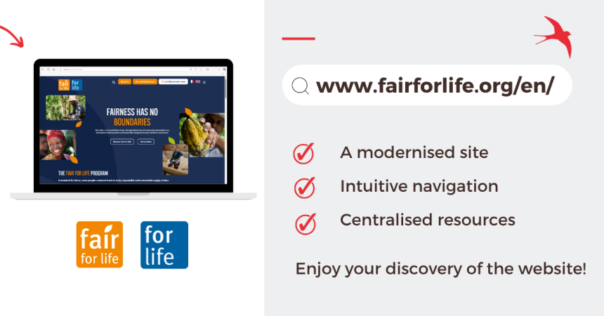 Fair for Life, our fair trade label, gets a fresh new look