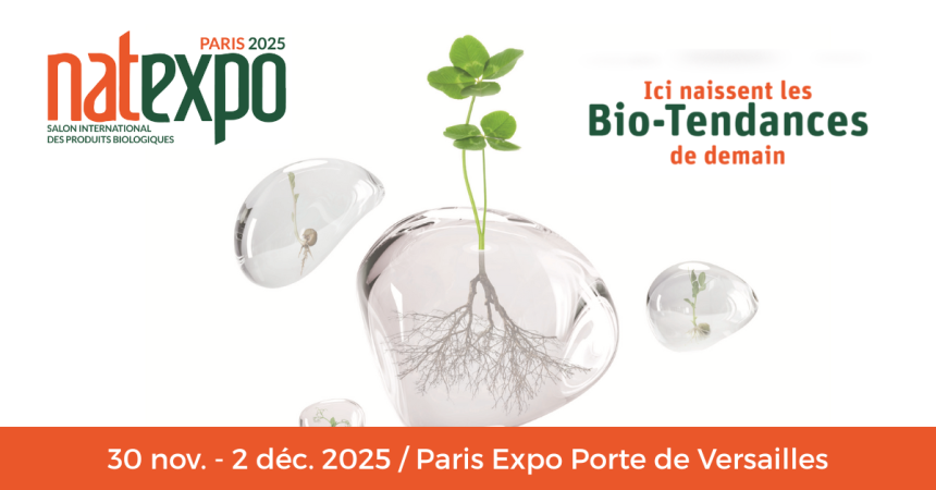 Retrouvez Ecocert à Natexpo 2025, le rdv des acteurs de la bio !