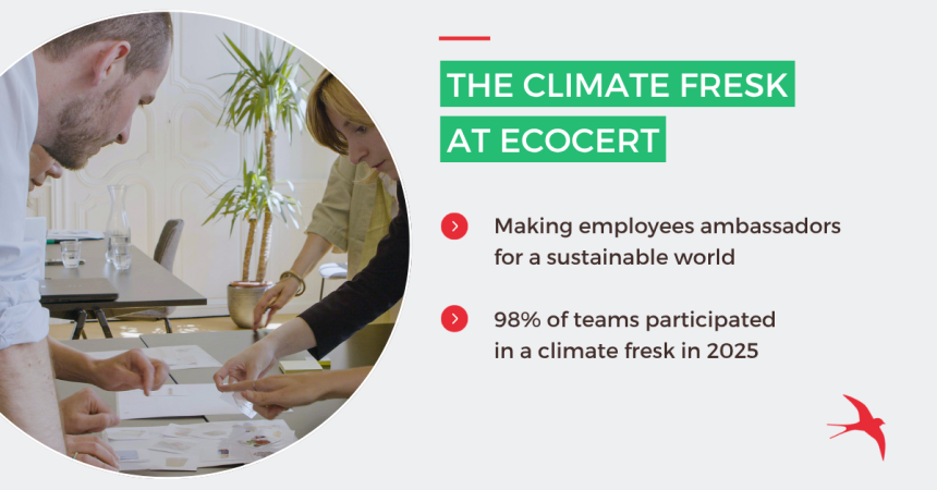 The climate fresk at Ecocert